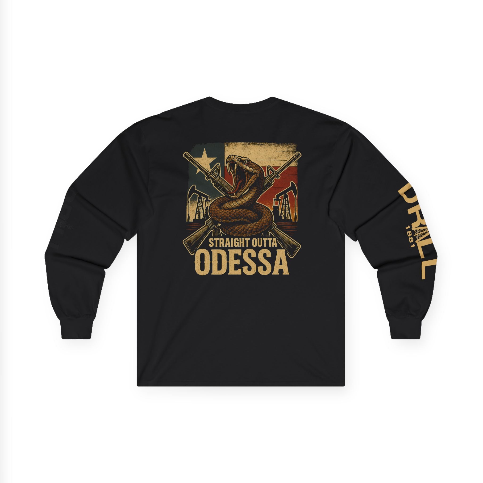 Straight Outta Odessa Rattler - Long Sleeve Tee