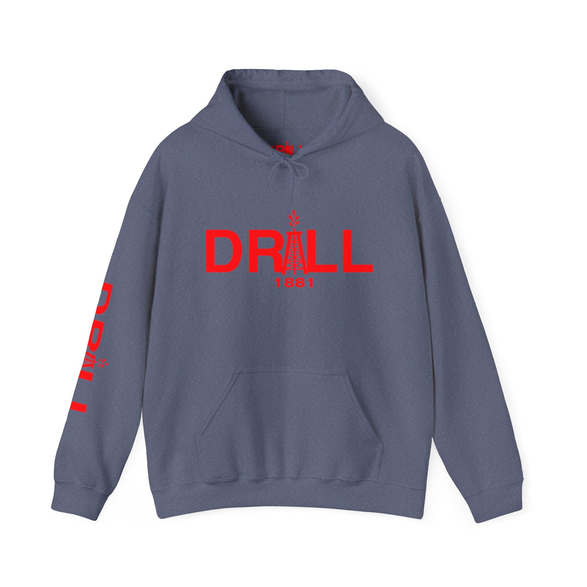 Drill Basic Red Logo - Heavy Blend™ Hoodie