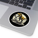 Dino Splash — Oilfield Hard Hat or Truck Decal