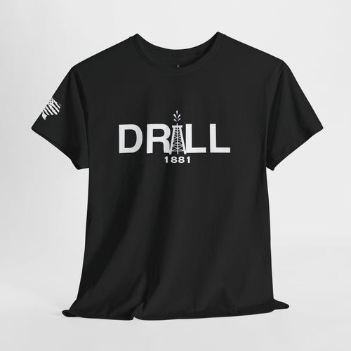 Drill Basic White Logo - SS - Front