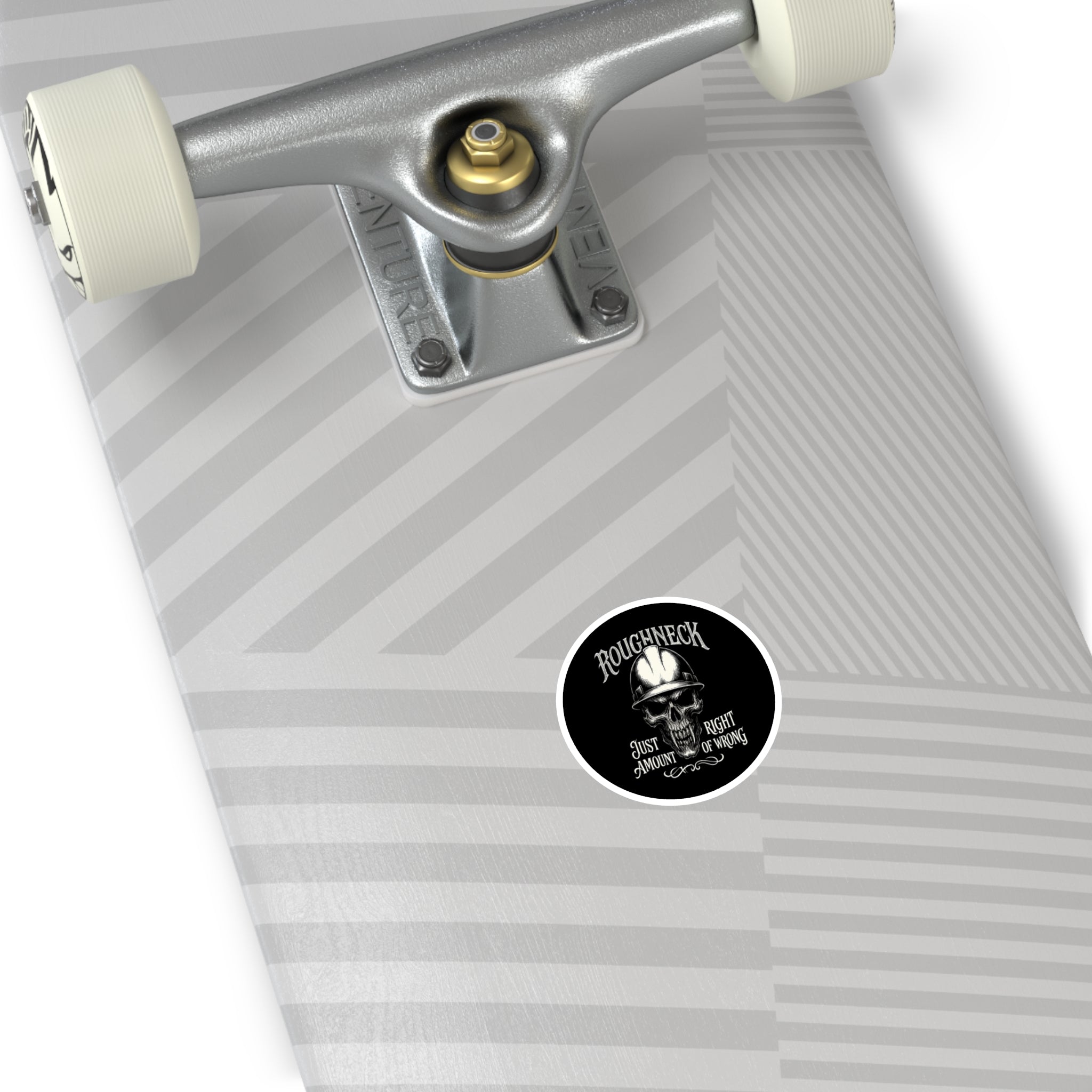 Roughneck — Oilfield Hard Hat or Truck Decal