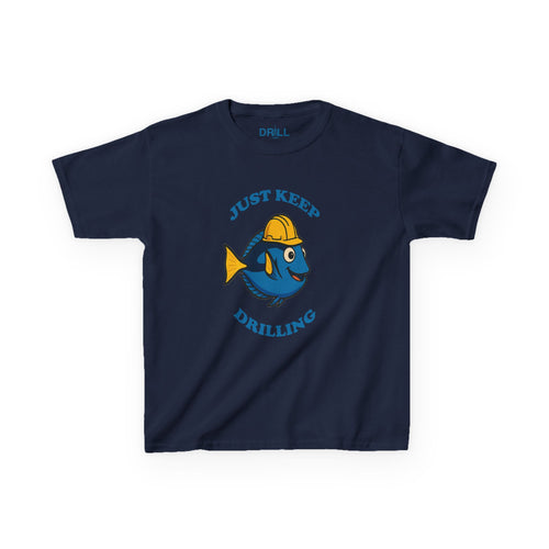 Just Keep Drilling - Kids Heavy Cotton™ Tee Co