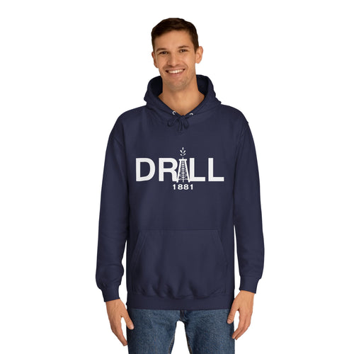 DRILL Premium Hoodie WhiteLogo