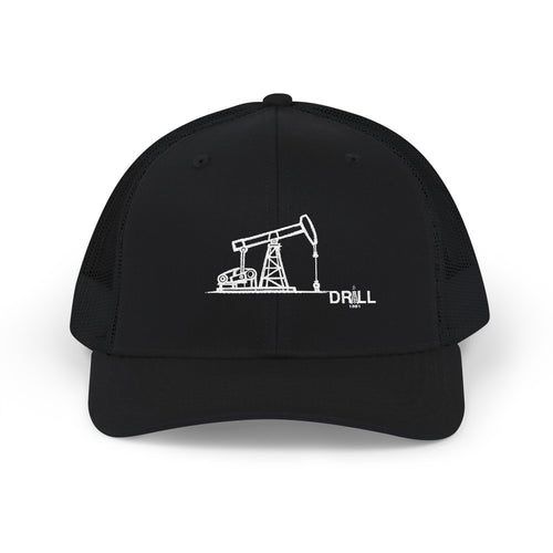 Pump Jack Sketch - Trucker Hat