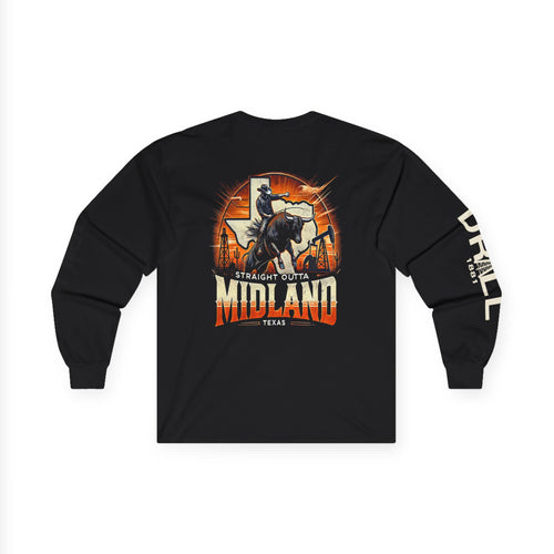 Straight Outta Midland 5  - Long Sleeve Tee