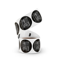 Old Glory Midland - Round Sticker Label Rolls