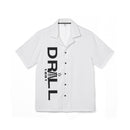 Drill Black Logo - Men's Hawaiian Camp Shirt