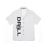 Drill Black Logo - Men's Hawaiian Camp Shirt