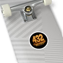 432 Drill Crew Round Sticker — Oilfield Hard Hat or Truck Decal