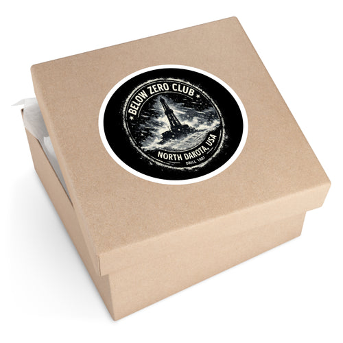 Below Zero Club — Oilfield Hard Hat or Truck Decal