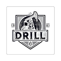 DRILL Shield - Square Stickers