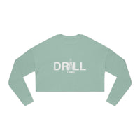 Drill Basic White Logo - Women's Cropped Sweatshirt