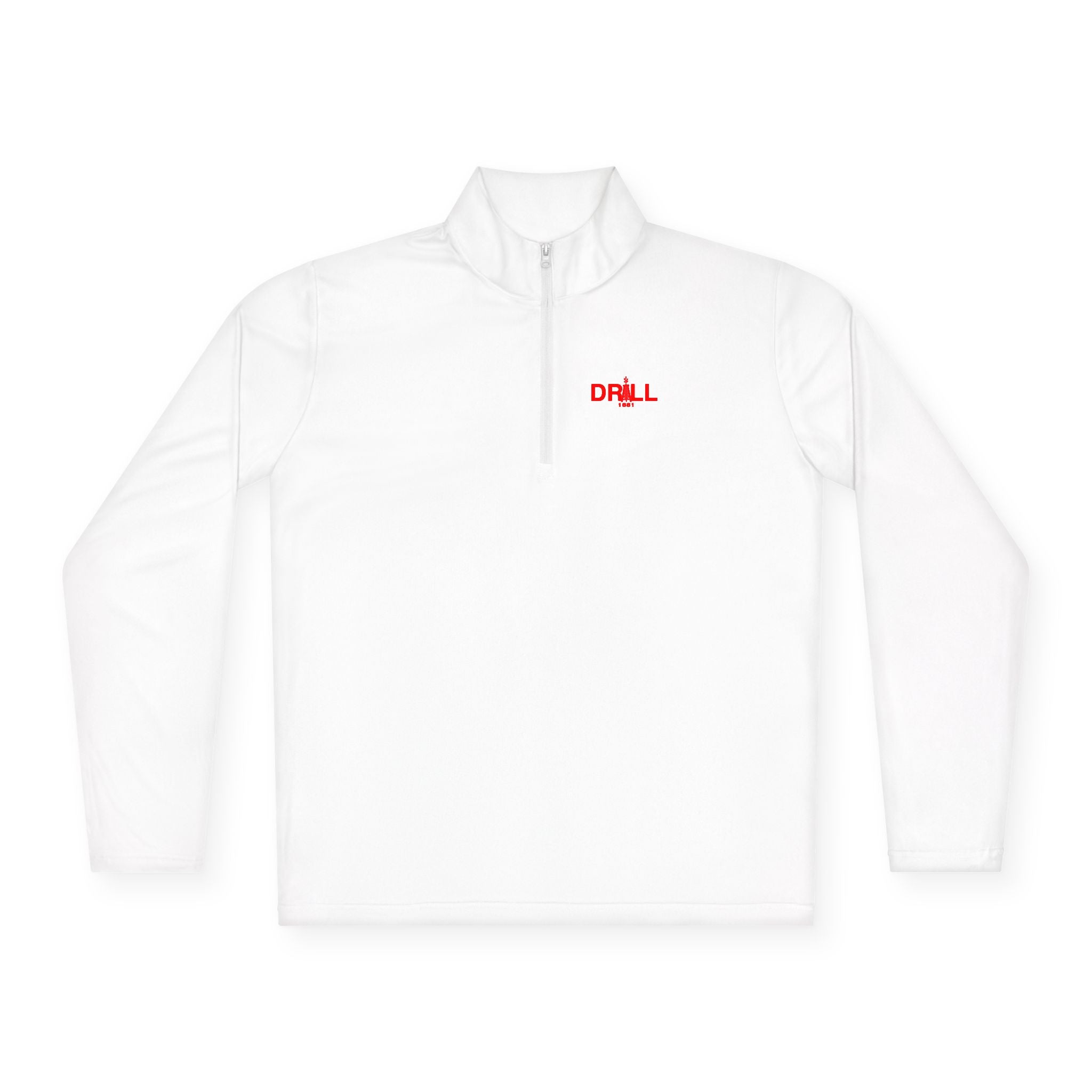 Drill Midland - Red Logo - Unisex Quarter-Zip Pullover