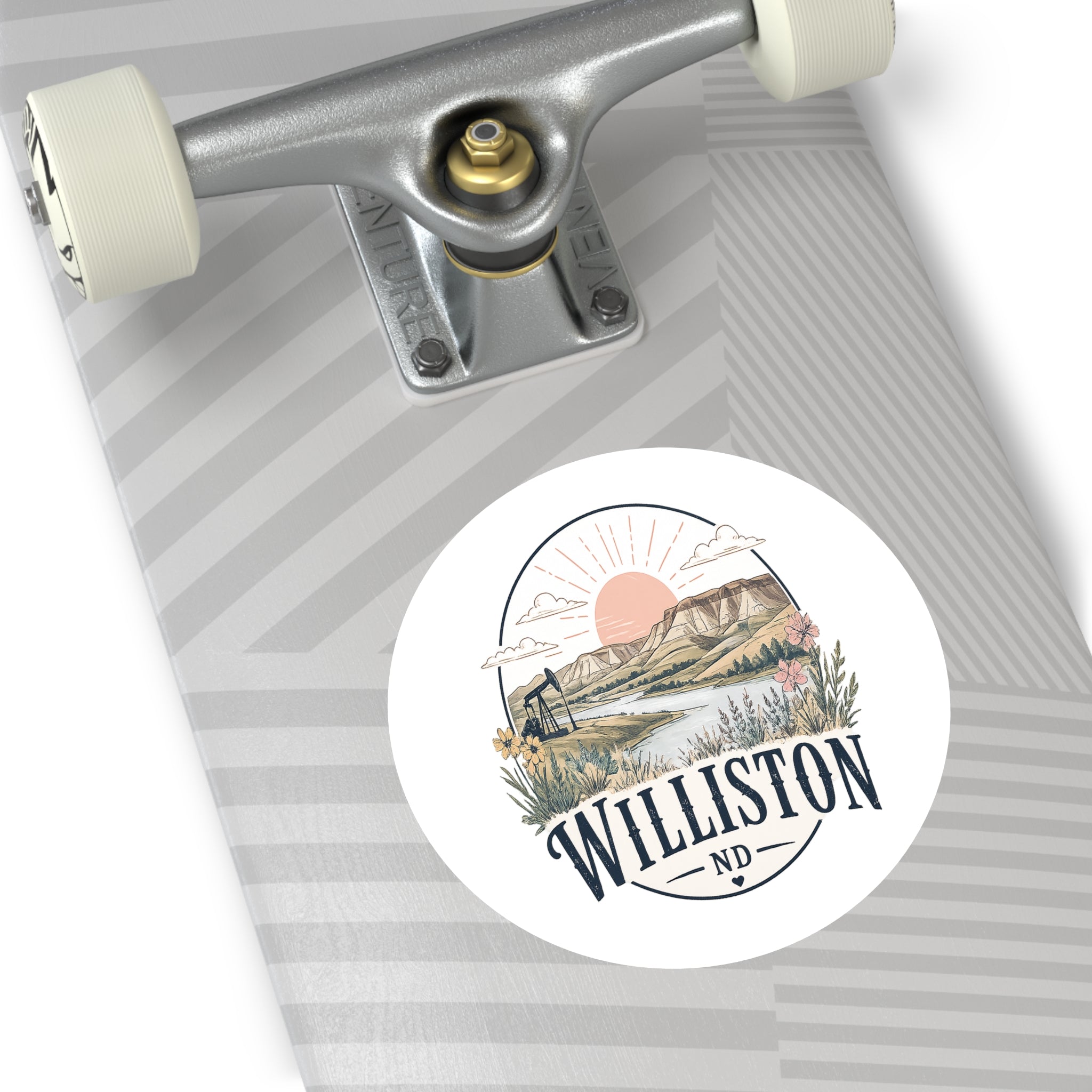 Williston Flowers - Hard Hat or Truck Decal