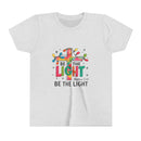 Be The Light Christmas - Youth Short Sleeve Tee - Fun & Stylish T-Shirt for Kids