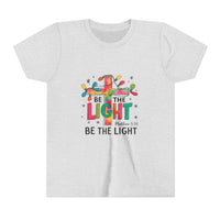 Be The Light Christmas - Youth Short Sleeve Tee - Fun & Stylish T-Shirt for Kids