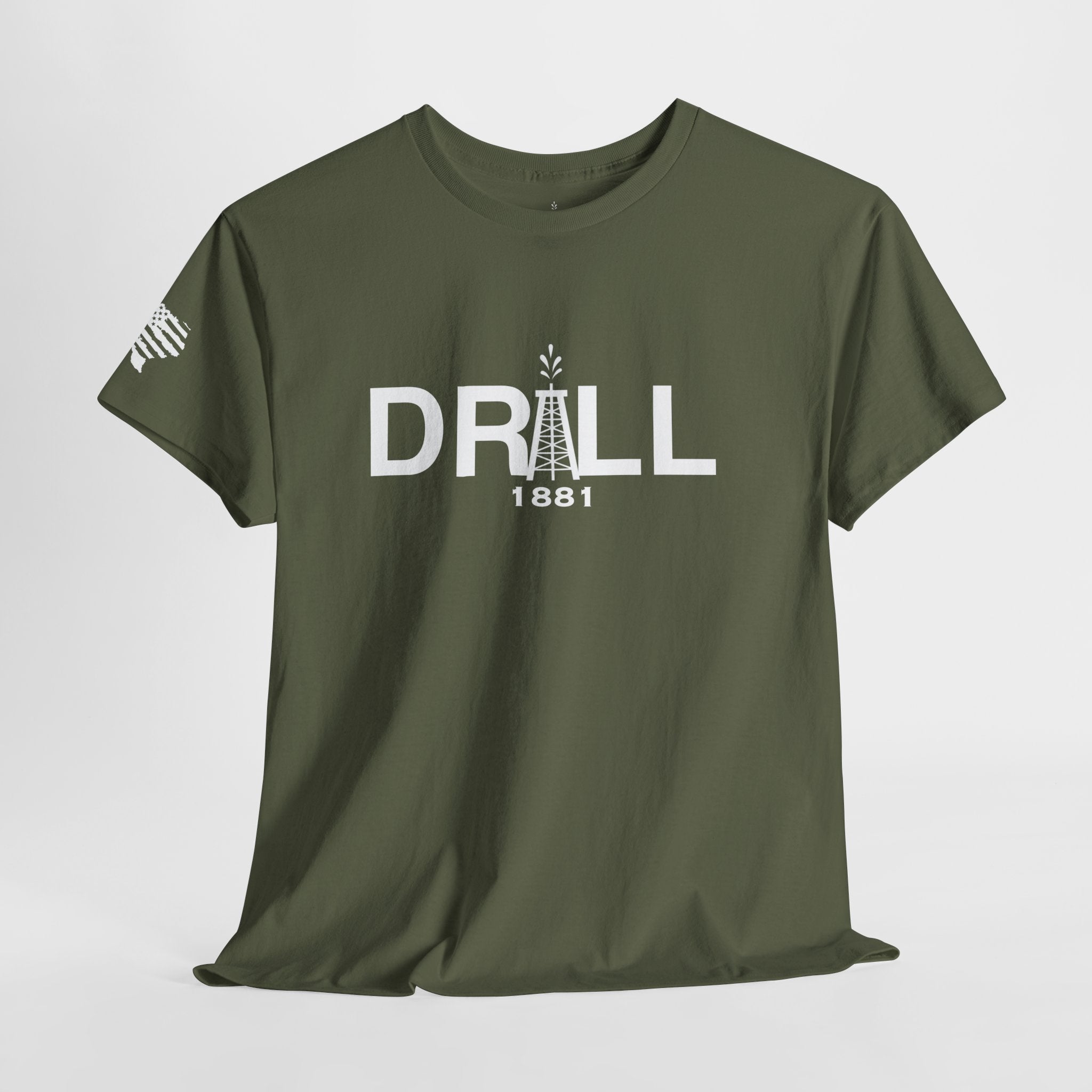 Drill Basic White Logo - SS - Front