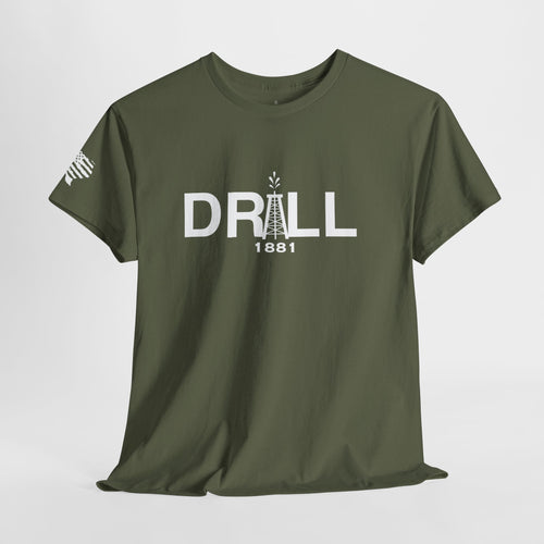 Drill Basic White Logo - SS - Front