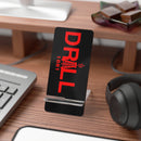 Phone Stand — Black 'DRILL 1881' Mobile Display Stand