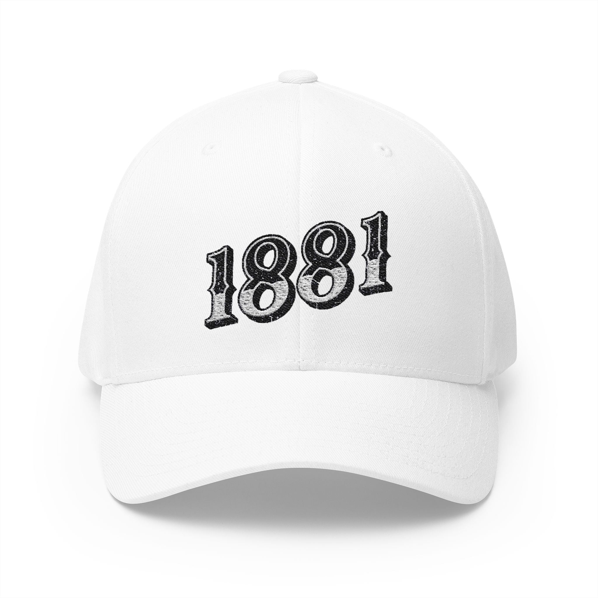 Embroidered Closed-Back Cap - 1881 Classic