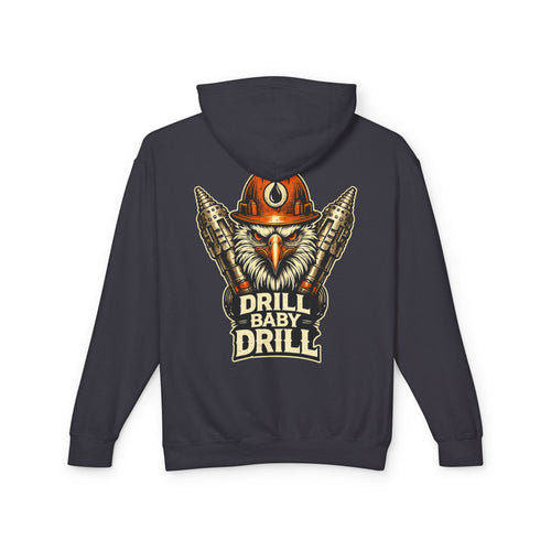 Drill Baby Drill Eagle - Soft Lightweight Hoodie