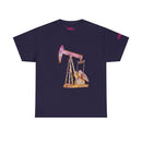 Glitter Pumpjack Front - Black - SS - T-Shirt