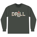 Drill Christmas Pumpjack - LS - Back