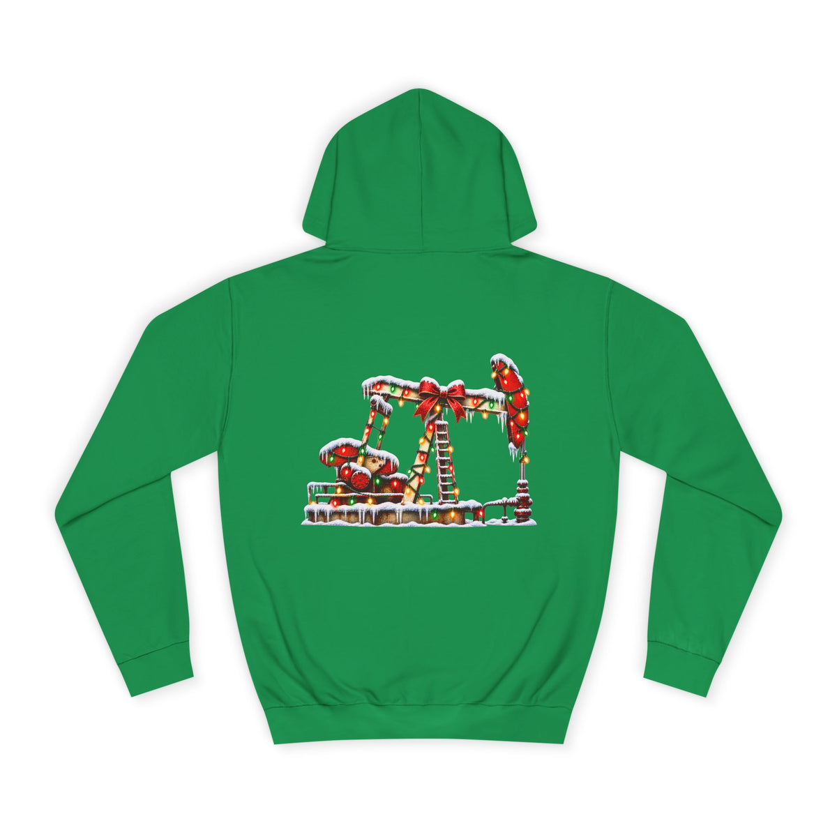 Drill Christmas Pumpjack - Premium Hoodie