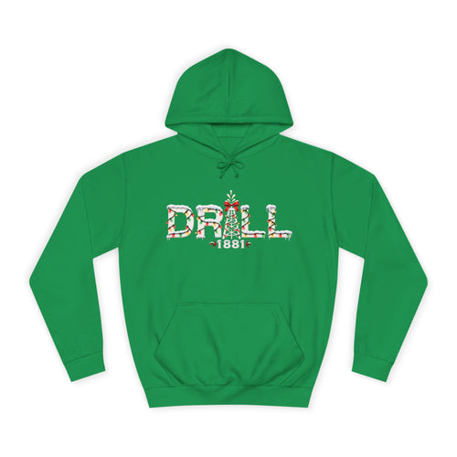 Drill Christmas Pumpjack - Premium Hoodie