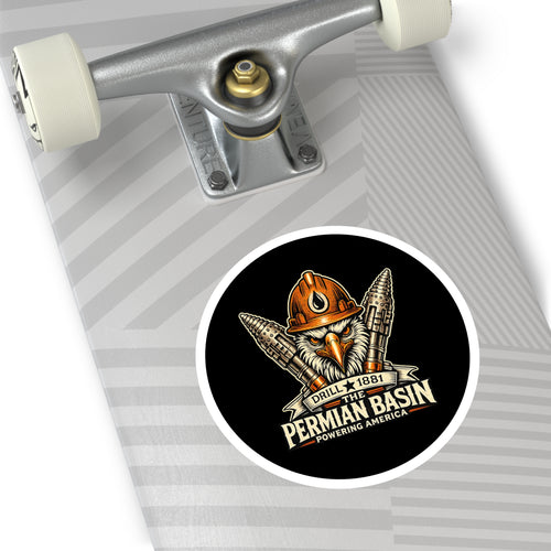 Powering America — Oilfield Hard Hat or Truck Decal