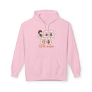 Tis the Season, Cute Ghosts Holiday Hoodie, Cozy Fleece Sweater for Halloween, Fall Festivity Clothing, Unisex Pullover