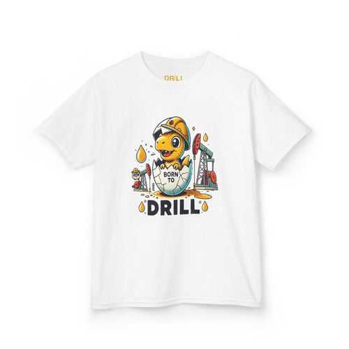 Born to Drill - Kids Heavy Cotton™ Tee