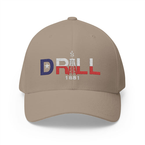 Drill Texas - Closed Back Embroidered Cap