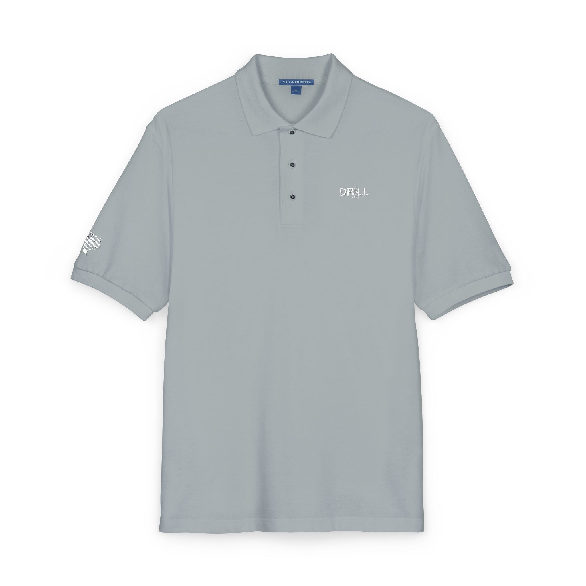 Embroidered Drill Logo — Executive Polo