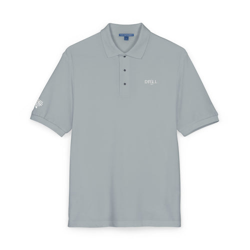 Embroidered Drill Logo — Executive Polo
