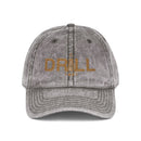 Vintage Embroidered Cap - DRILL 1987, Retro Hat, Adjustable Baseball Cap, Gift for Him, Outdoor Accessories, Fashion Statement
