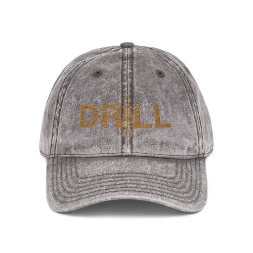 Vintage Embroidered Cap - DRILL 1987, Retro Hat, Adjustable Baseball Cap, Gift for Him, Outdoor Accessories, Fashion Statement