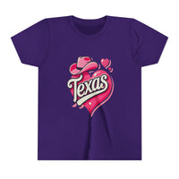 Texas Heart Youth Short Sleeve Tee - Fun & Stylish T-Shirt for Kids