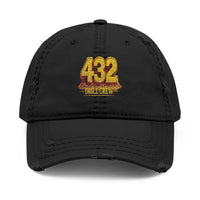 432 Drill Crew Distressed Hat with Embroidery