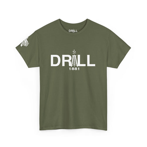 Drill Basic White Logo - SS - Front