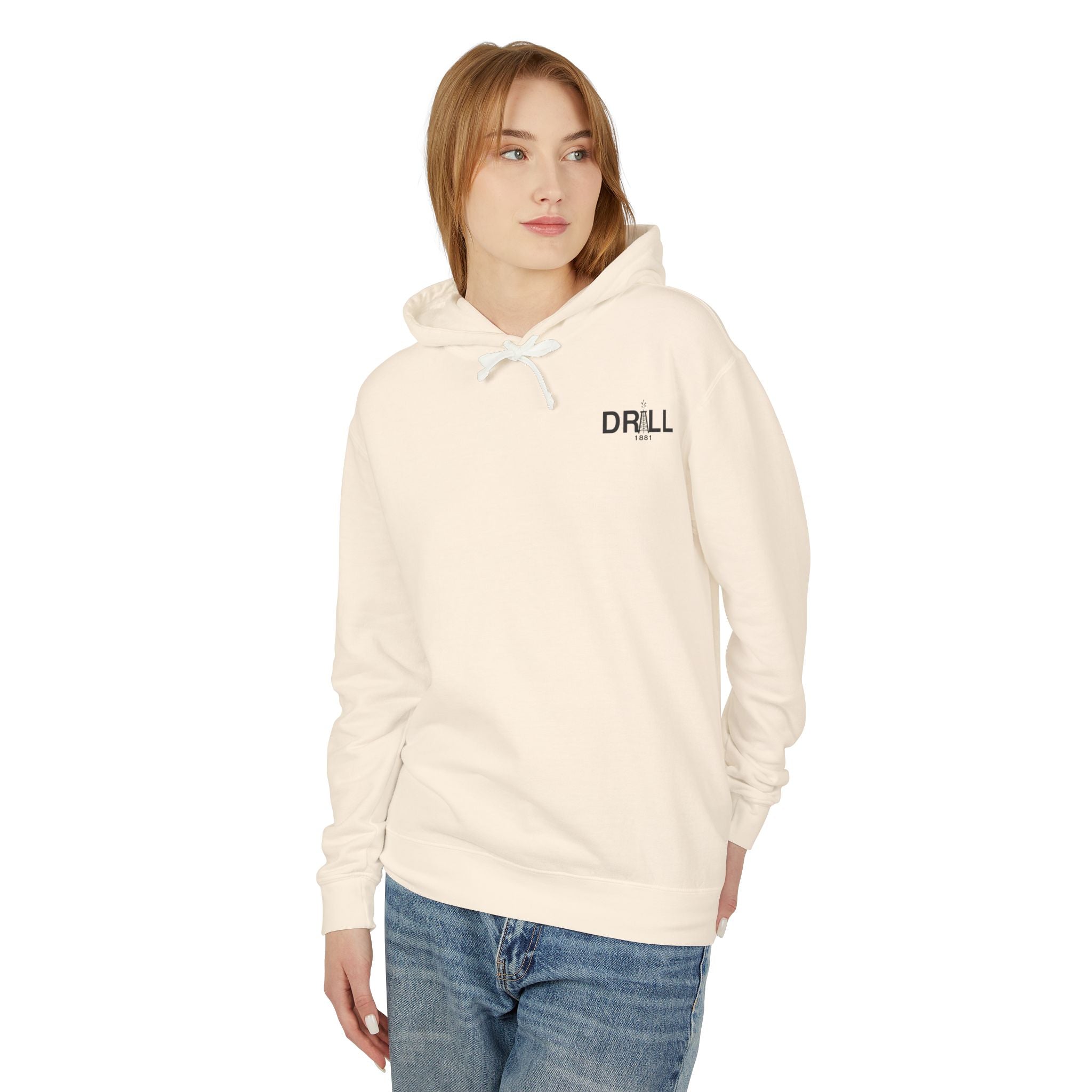 Pump Jack Sketch - Soft Lightweight Hoodie