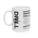 Nutritional Facts - Ceramic Coffee Mug