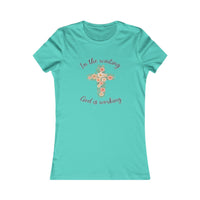 Women's Tee - In the Waiting God is Working Christian T-Shirt