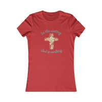 Women's Tee - In the Waiting God is Working Christian T-Shirt