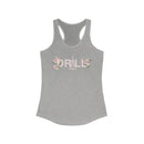 Floral Graphic Racerback Tank for Women - Casual Summer Top