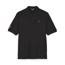 Embroidered Red Drill Logo — Executive Polo