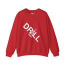 White Drill Logo Angled - Crewneck Sweatshirt