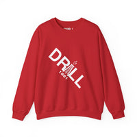 White Drill Logo Angled - Crewneck Sweatshirt