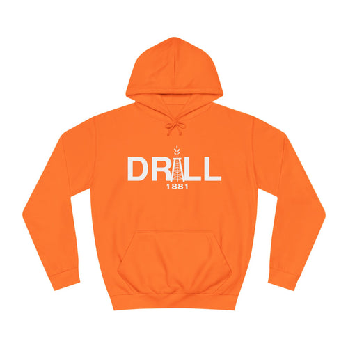 DRILL Premium Hoodie WhiteLogo