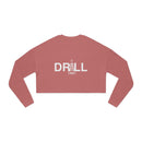 Drill Basic White Logo - Women's Cropped Sweatshirt